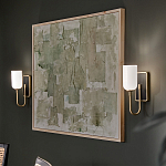  Бра с прямоугольным черным основанием и белым матовым цилиндрическим плафоном Kichler варинант исполнения - 15 | Loft Concept в Екатеринбурге