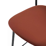 Стул барный с широкой полукруглой спинкой Chair Smooth Shapes варинант исполнения - 5 | Loft Concept в Екатеринбурге