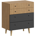 Комод с принтом на ящиках Elise Chest of Drawers варинант исполнения - 10 | Loft Concept в Екатеринбурге