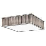 Потолочный светильник квадратный с гофрированным абажуром цвета графит Millennium варинант исполнения - 2 | Loft Concept в Екатеринбурге