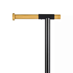 Держатель для туалетной бумаги с подвесным ершиком Black Bathroom Accessory варинант исполнения - 3 | Loft Concept в Екатеринбурге