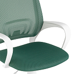 Офисное кресло с основанием из белого пластика Desk chairs Green варинант исполнения - 6 | Loft Concept в Екатеринбурге