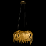 Люстра подвесная круглая с изогнутыми металлическими дугами и ниспадающими цепочками 65 см Atlantis Chain варинант исполнения - 3 | Loft Concept в Екатеринбурге