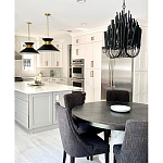 Люстра черная с несколькими ярусами деревянных палочек Bright Wooden Chandelier варинант исполнения - 4 | Loft Concept в Екатеринбурге