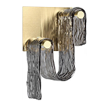 Бра волнистой формы из фактурного стекла Wave варинант исполнения - 1 | Loft Concept в Екатеринбурге