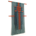 Декор на стену Макраме из нитей Japan Wall Panel Orange варинант исполнения - 1 | Loft Concept в Екатеринбурге