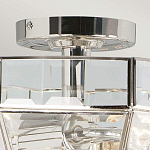 Потолочный светильник шестигранной формы с прозрачными стеклянным плафоном Elstead Lighting варинант исполнения - 6 | Loft Concept в Екатеринбурге