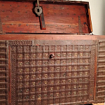 Большой Этнический сундук с металлическим декором  варинант исполнения - 1 | Loft Concept в Екатеринбурге