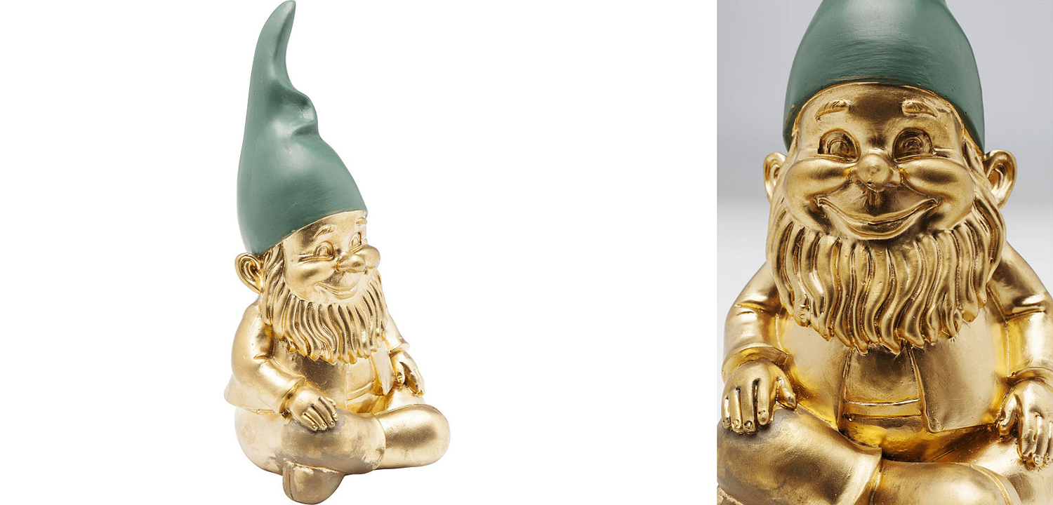 Статуэтка Golden Sitting Gnome Статуэтка Golden Sitting Gnome - Loft-Concept в Екатеринбурге