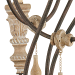 Люстра с состаренными резными элементами Big Graceful Profile варинант исполнения - 2 | Loft Concept в Екатеринбурге