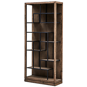 Стеллаж деревянный в стиле Лофт Geometric Loft Rack