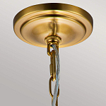 Подвесной светильник латунного цвета с прозрачным стеклянным плафоном Feiss варинант исполнения - 3 | Loft Concept в Екатеринбурге