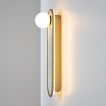 Бра перламутровый с плафоном Lunaris 45 см варинант исполнения - 6 | Loft Concept в Екатеринбурге