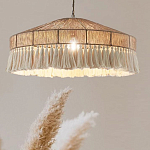 Люстра круглая плетеная с кисточками Dome Sun Glow варинант исполнения - 2 | Loft Concept в Екатеринбурге