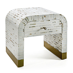 Тумбочка прикроватная Amo Bone Inlay Bedside Almond варинант исполнения - 4 | Loft Concept в Екатеринбурге