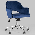 Кресло для компьютерного стола Veloury Blue варинант исполнения - 2 | Loft Concept в Екатеринбурге