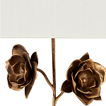 Бра с  каркасом в виде цветков розы и тканевым абажуром Flowers and Fox Roses варинант исполнения - 2 | Loft Concept в Екатеринбурге