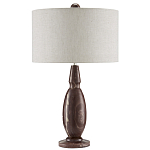 Настольная лампа из мрамора с тканевым абажуром Seductress варинант исполнения - 3 | Loft Concept в Екатеринбурге