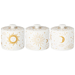 Чайный сервиз из фарфора с рисунком звезд и созвездий на 6 персон 14 предметов Porcelain Astronomy Collection варинант исполнения - 2 | Loft Concept в Екатеринбурге