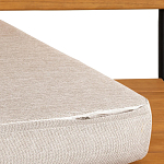 Двухместный диван из акации без подлоконтиков Amra варинант исполнения - 8 | Loft Concept в Екатеринбурге