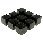 Камни для охлаждения виски из чёрного змеевика Natural Stone Cube варинант исполнения - 3 | Loft Concept в Екатеринбурге