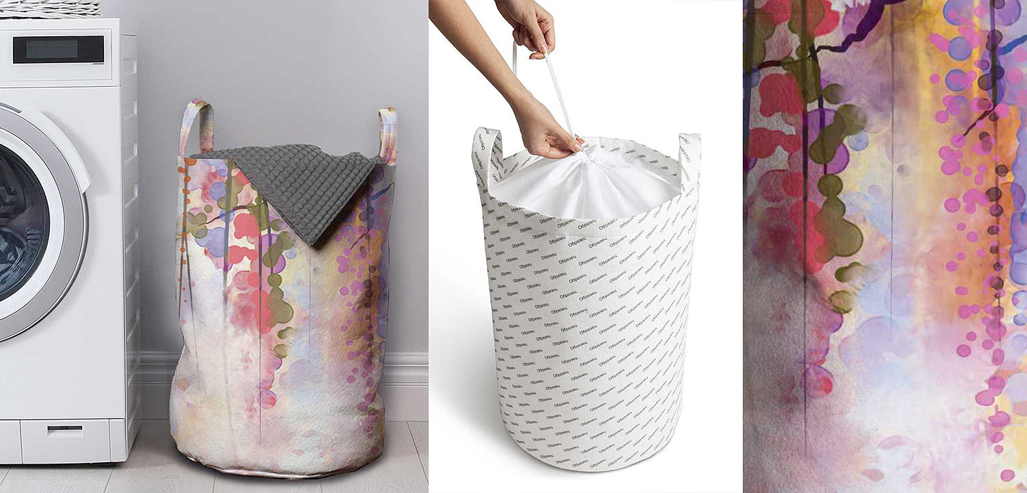 Корзина Purple Watercolor Basket Корзина Purple Watercolor Basket - Loft-Concept в Екатеринбурге