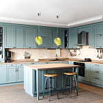 Подвесной светильник со стеклянном плафоном в форме бокала Kaleido варинант исполнения - 33 | Loft Concept в Екатеринбурге