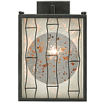 Бра с круглой зеркальной вставкой с эффектом ржавчины Stunning Radiance варинант исполнения - 2 | Loft Concept в Екатеринбурге