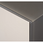 Комод со стеклянной столешницей и с выдвижными ящиками Minimalist Accent варинант исполнения - 3 | Loft Concept в Екатеринбурге