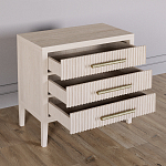 Тумба Primo  с тремя ящиками шпон Светлый дуб варинант исполнения - 4 | Loft Concept в Екатеринбурге