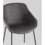 Стул Ashby экокожа серый варинант исполнения - 3 | Loft Concept в Екатеринбурге