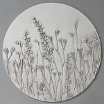 Панно Серые цветы варинант исполнения - 1 | Loft Concept в Екатеринбурге