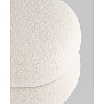 Пуф Полли S тедди белый варинант исполнения - 4 | Loft Concept в Екатеринбурге