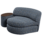 Кушетка со столиком Ulysses варинант исполнения - 1 | Loft Concept в Екатеринбурге