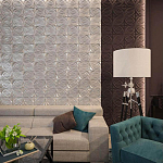 Гипсовая 3D панель с принтографией PM-37 варинант исполнения - 2 | Loft Concept в Екатеринбурге