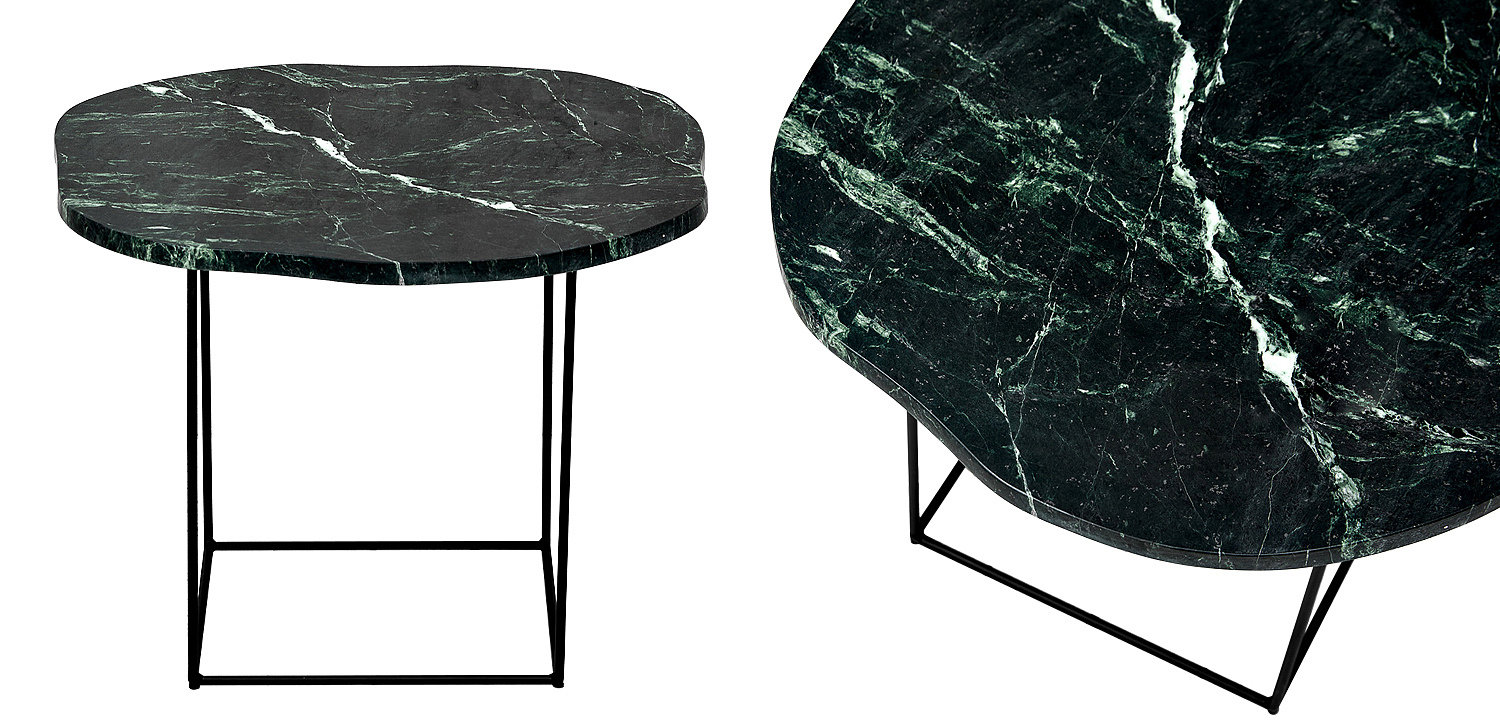 Кофейный стол с зелёной мраморной столешницей Gillespie Coffee Table Кофейный стол с зелёной мраморной столешницей Gillespie Coffee Table - Loft-Concept в Екатеринбурге