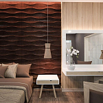 Гипсовая 3D панель с принтографией PM-03 варинант исполнения - 2 | Loft Concept в Екатеринбурге