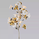 Торшер в виде белых и золотых цветов каллы Refined Taste of Light варинант исполнения - 2 | Loft Concept в Екатеринбурге