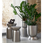 Приставной стол из алюминиевого сплава Meskill Side Table варинант исполнения - 9 | Loft Concept в Екатеринбурге