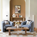 Стол журнальный из массива и шпона дуба Oak Essence Carden варинант исполнения - 6 | Loft Concept в Екатеринбурге