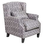 Кресло Henry Armchair grey velour варинант исполнения - 1 | Loft Concept в Екатеринбурге