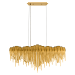 Люстра подвесная с металлическими дугами и длинными цепочками 115 см Atlantis Chain варинант исполнения - 4 | Loft Concept в Екатеринбурге