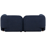 Дизайнерский двухместный диван с мягкими спинкой и подлокотниками синий Madelaine Sofa Blue варинант исполнения - 2 | Loft Concept в Екатеринбурге