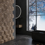 Гипсовая 3D панель с принтографией PM-30 варинант исполнения - 2 | Loft Concept в Екатеринбурге