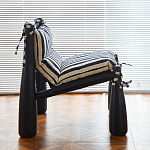 Кресло черно-белое со съемными подушками Celebrity варинант исполнения - 6 | Loft Concept в Екатеринбурге