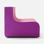 Дизайнерское кресло зеленое Poltronova Sofo Verosa Green Pink Armchair варинант исполнения - 7 | Loft Concept в Екатеринбурге