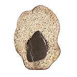 Бра с волнообразным стеклянным плафоном и вставкой из мрамора Liquid Stone варинант исполнения - 6 | Loft Concept в Екатеринбурге