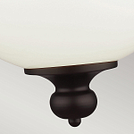 Подвесной светильник с белым стеклянным плафоном в форме шара на цепи Feiss варинант исполнения - 5 | Loft Concept в Екатеринбурге