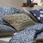 Постельное белье темно-синего цвета с рисунком Blossom Essence Sophie варинант исполнения - 6 | Loft Concept в Екатеринбурге