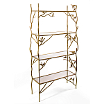 Стеллаж металлический с птичками Primavera варинант исполнения - 2 | Loft Concept в Екатеринбурге